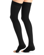Jobst Opaque Women's 15-20 mmHg OPEN TOE Thigh High