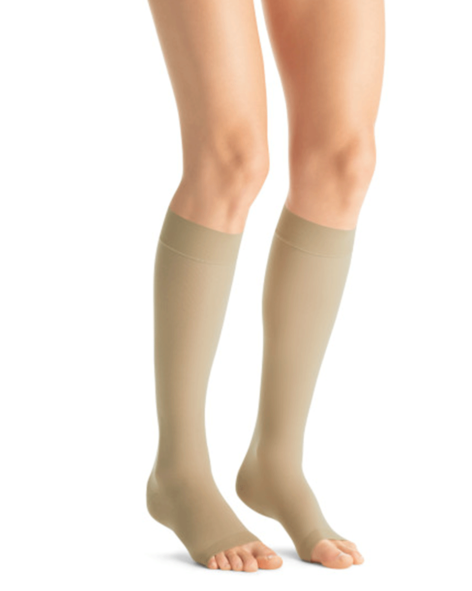 Jobst UltraSheer Women's 20-30 mmHg OPEN TOE Knee High