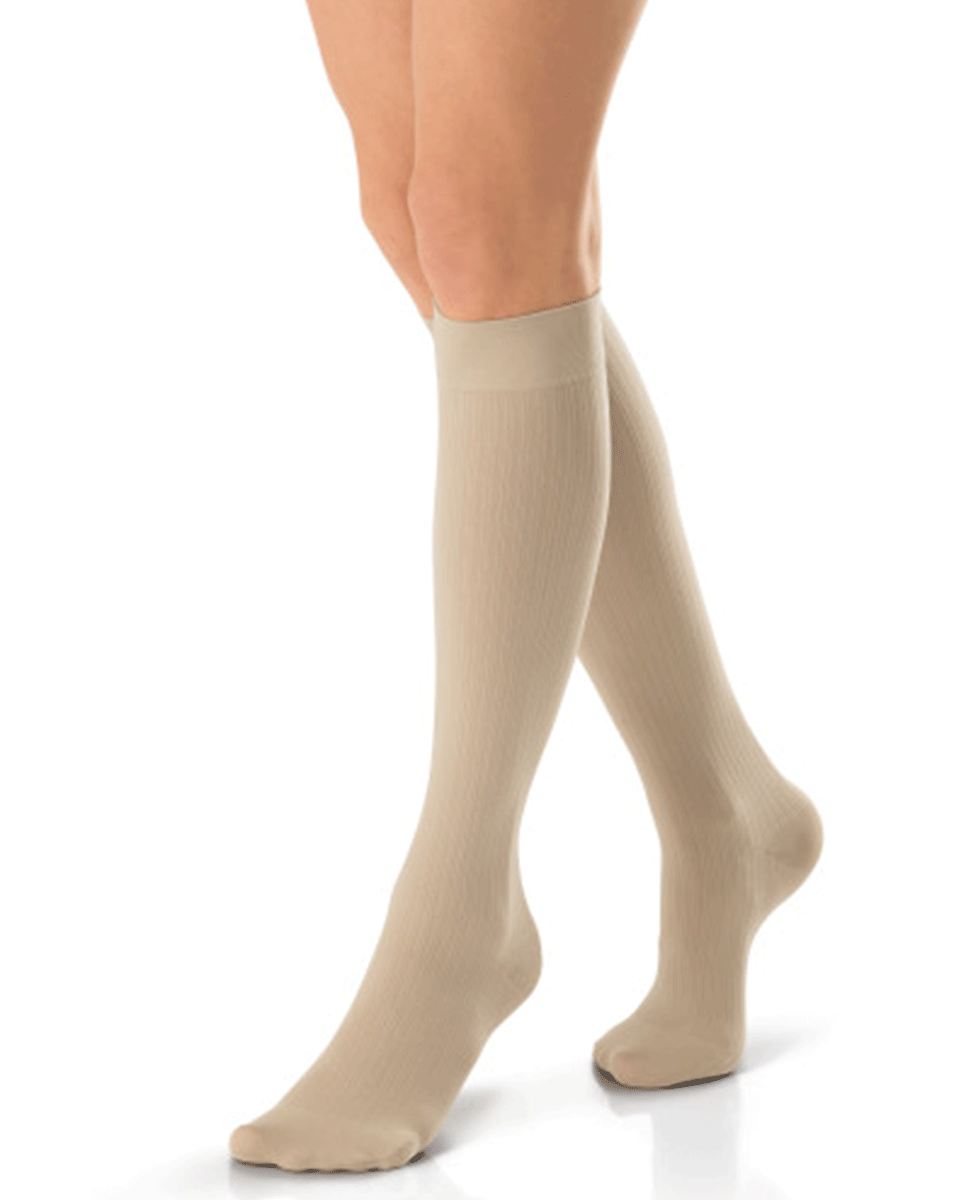 Jobst SoSoft Women's 8-15 mmHg Ribbed Knee High