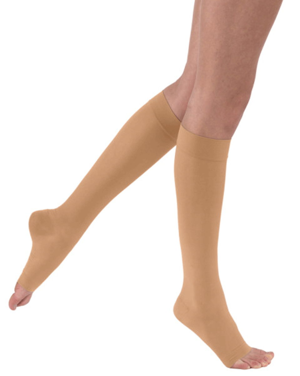 Jobst UltraSheer Women's 20-30 mmHg OPEN TOE Knee High