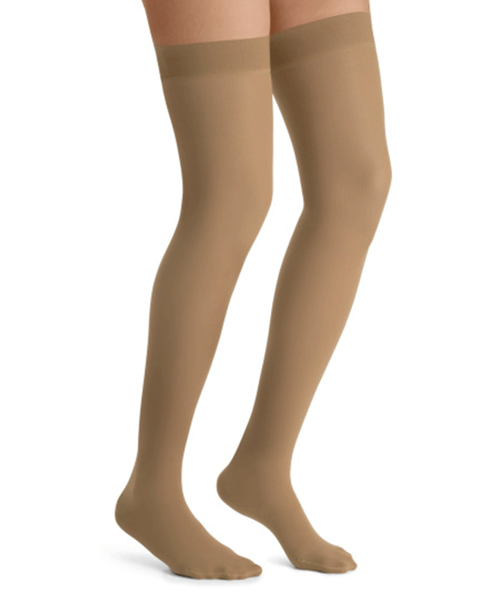 Jobst UltraSheer Women's 20-30 mmHg Thigh High w/ Silicone Dot Top Band