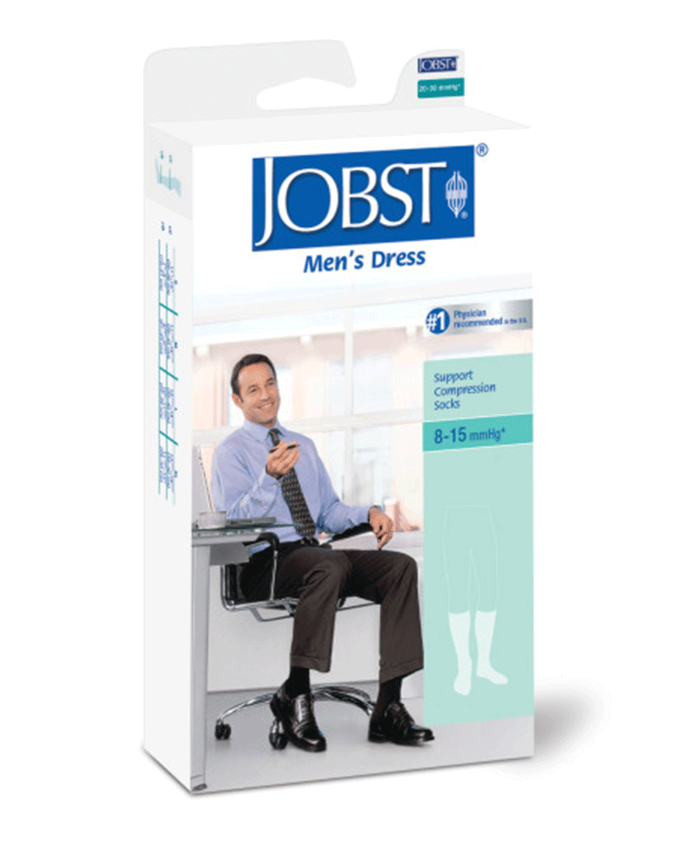 Jobst Men's Dress 8-15 mmHg Knee High