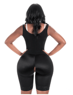 ShapewearUSA - Bling Shapers Colombian Faja Black with Butt Lift Wide Hips 