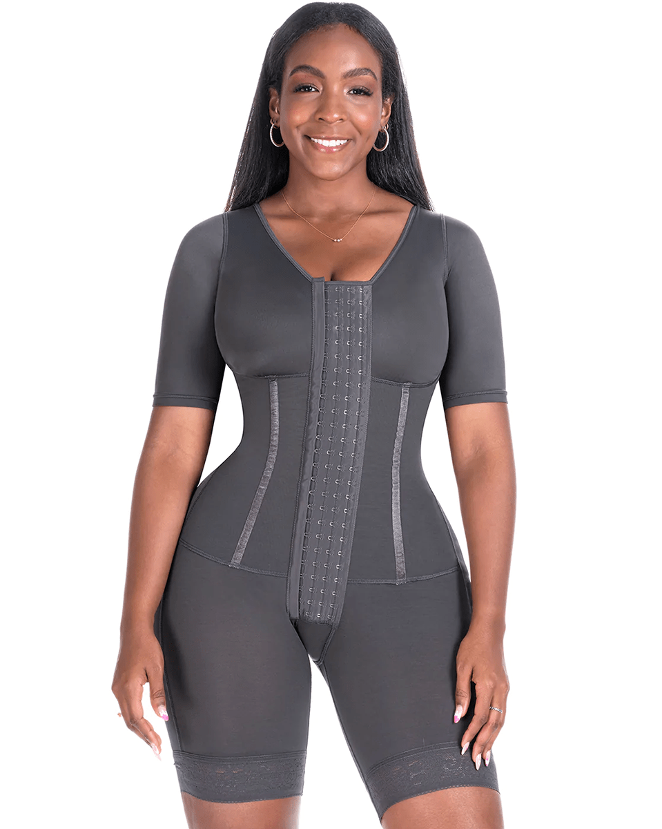Bling Shapers Colombian Fajas with Sleeves and Built-In Bra