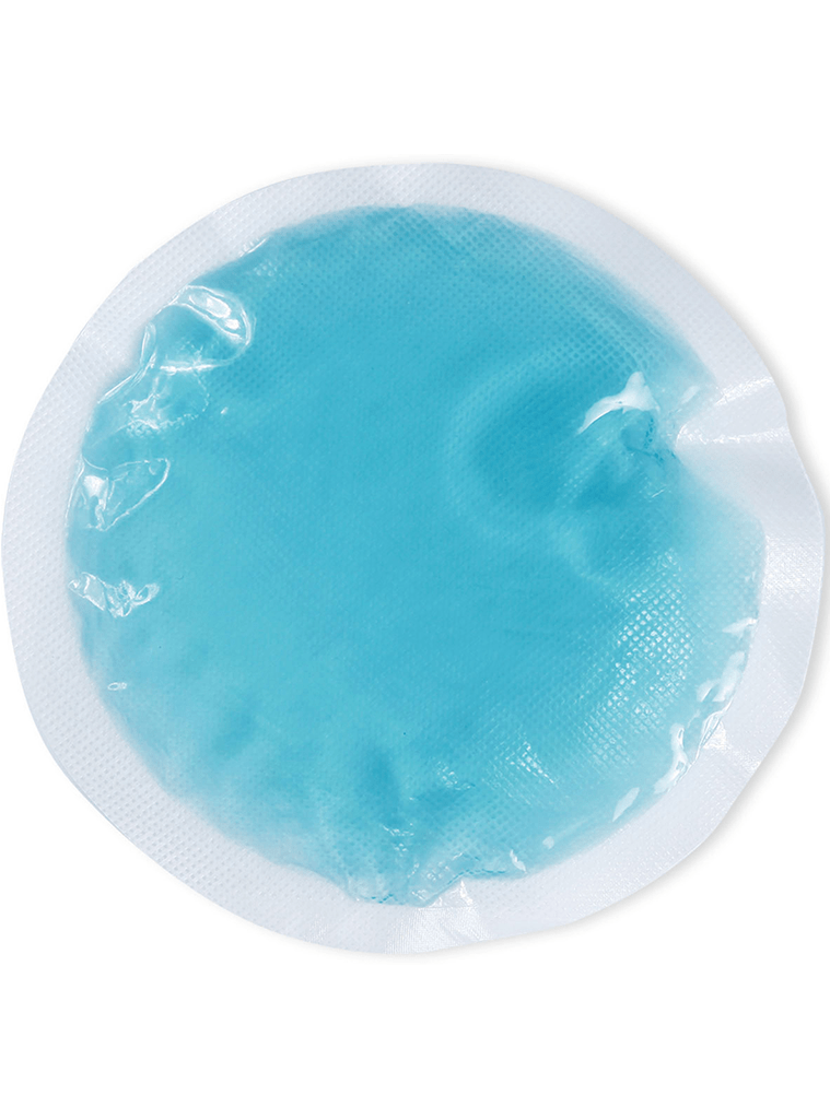 Carambola 4 ”dia. Paquete frío con respaldo de tela