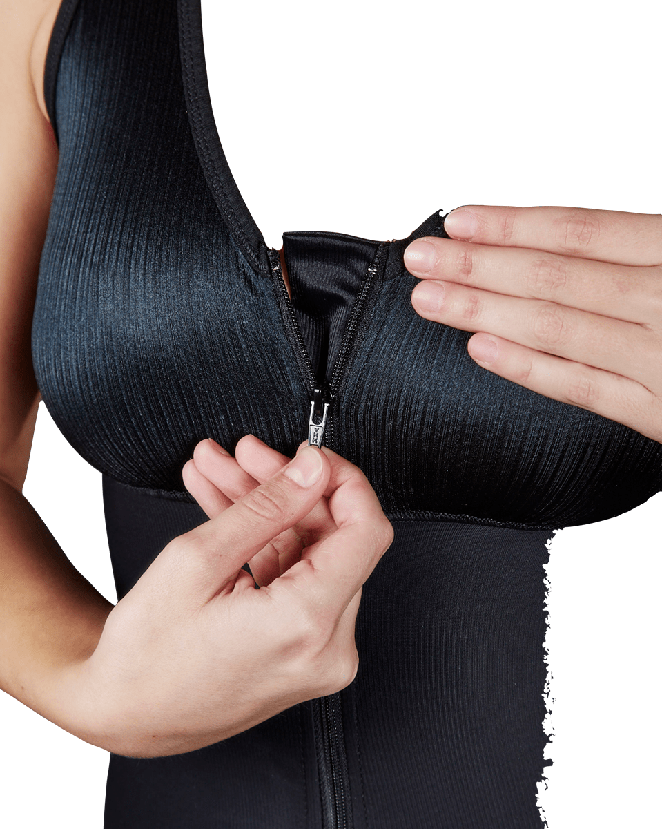 Caromed Sculptures Abdominoplasty Body Shaper with Front Zipper