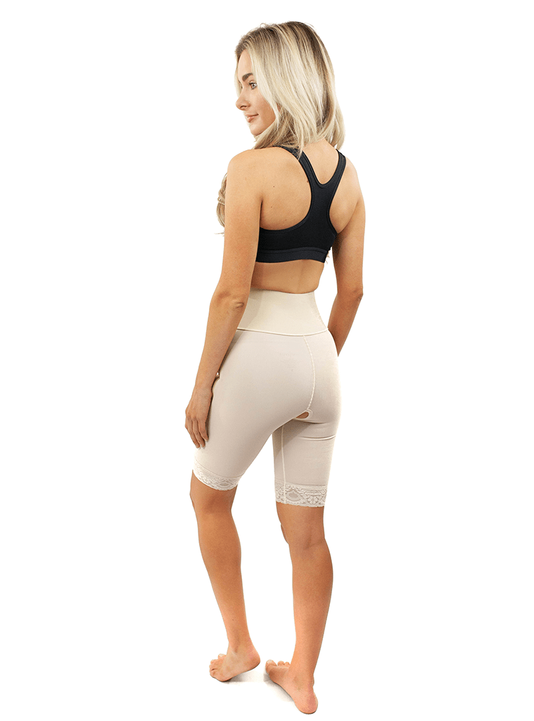 ContourMD Mid Thigh Girdle 4"in Waist Slit Crotch - Style 4