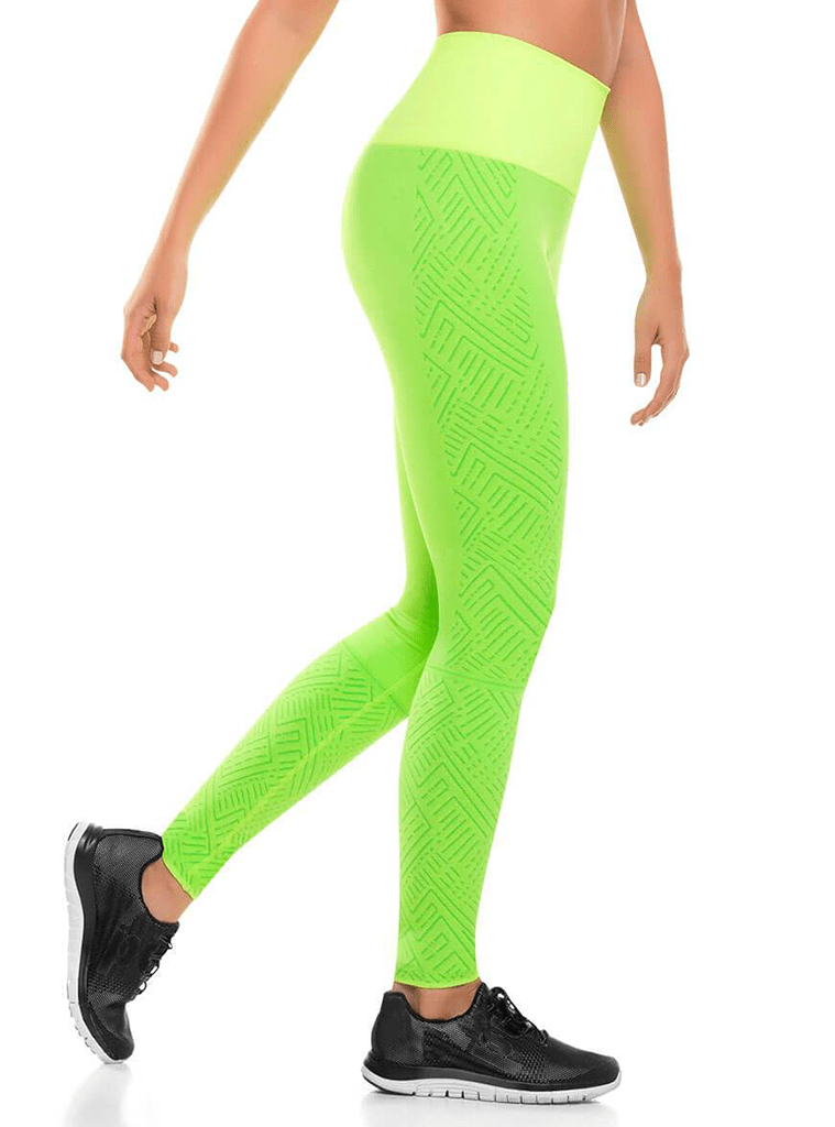 Cysm Ultra Compression and Abdomen Control Fit Legging Lemon