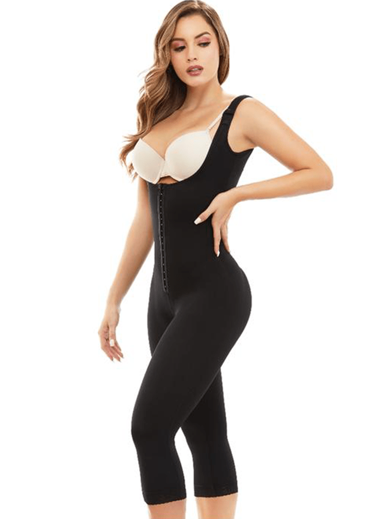 Diane & Geordi Capri Butt-Lifting Girdle with Open Bust / Powernet