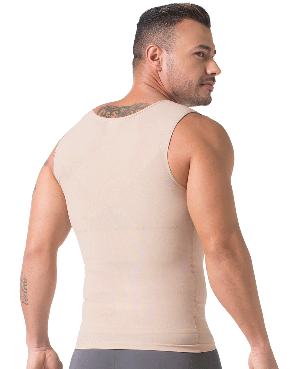 Diane & Geordi Men's Compression Undershirt Back Support