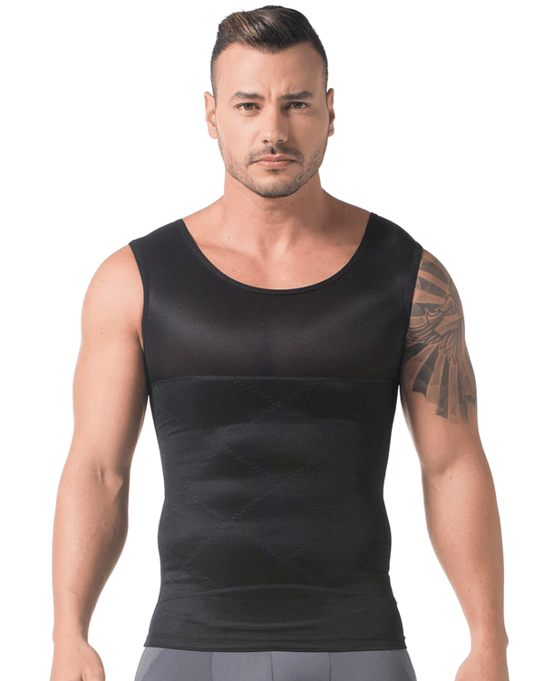 Maglietta Palestra KUMAYES Canotta Contenitiva Snellente Intimo