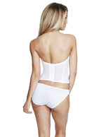 Dominique Low Back Satin Brasselette