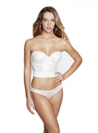 Dominique Noemi Backless Satin Longline Bra