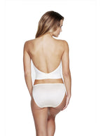 Dominique Noemi Backless Satin Longline Bra