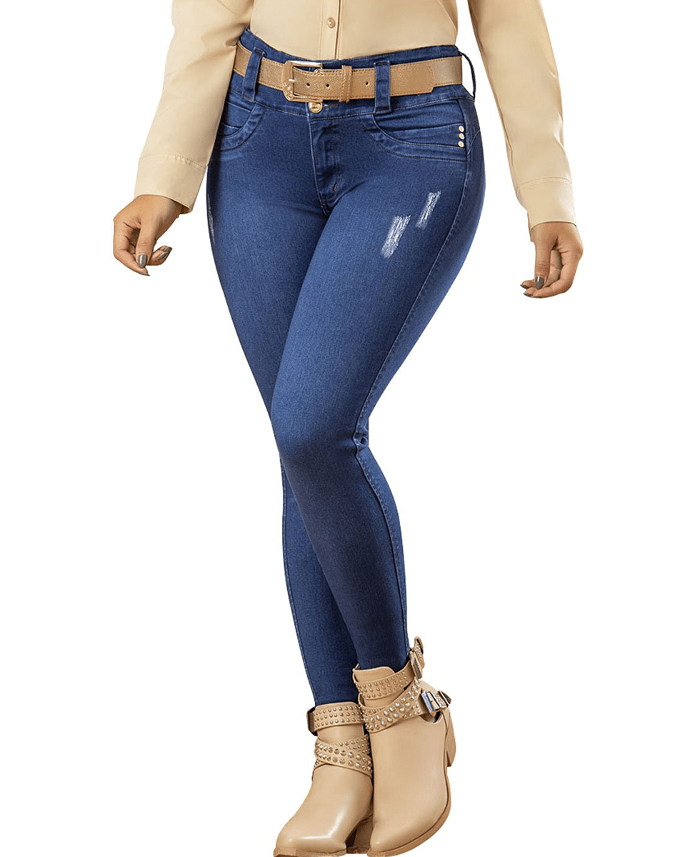 Draxy Butt Lifting Classic Skinny Jeans for Women