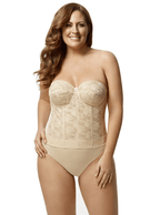 Palangre sin tirantes de encaje Elila