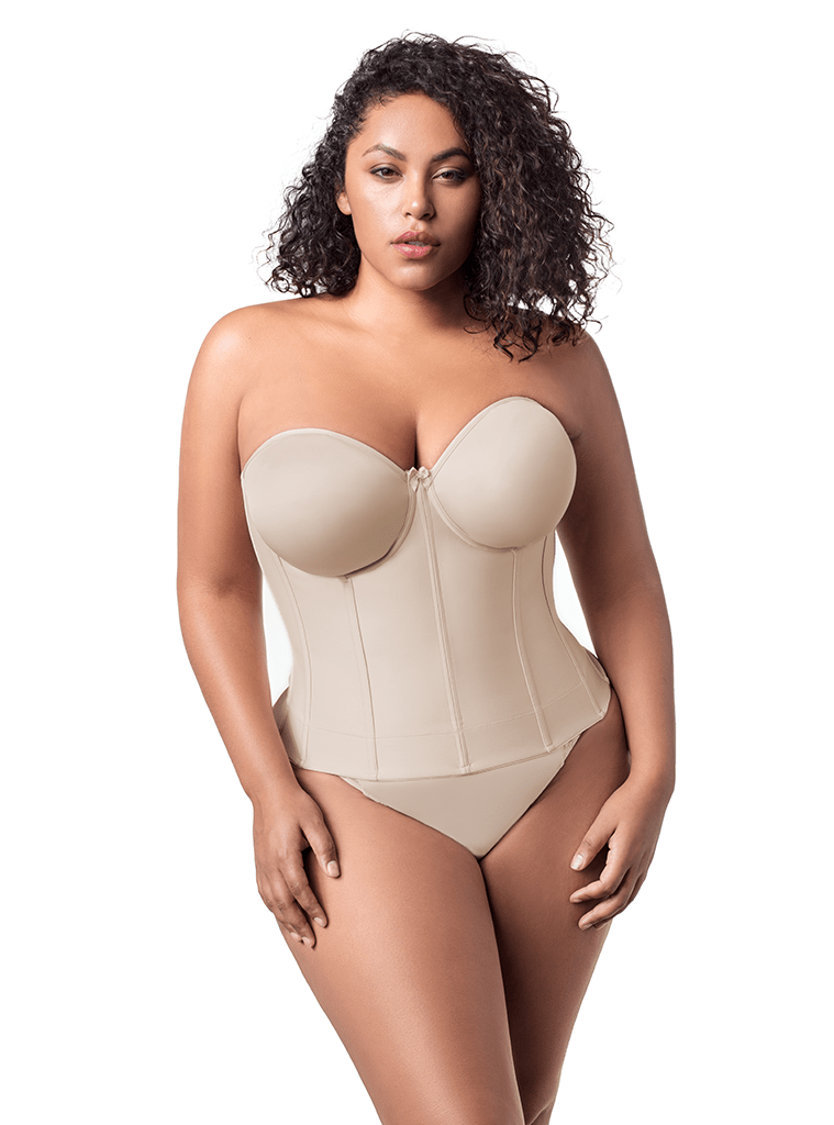 Elila Molded Strapless Longline