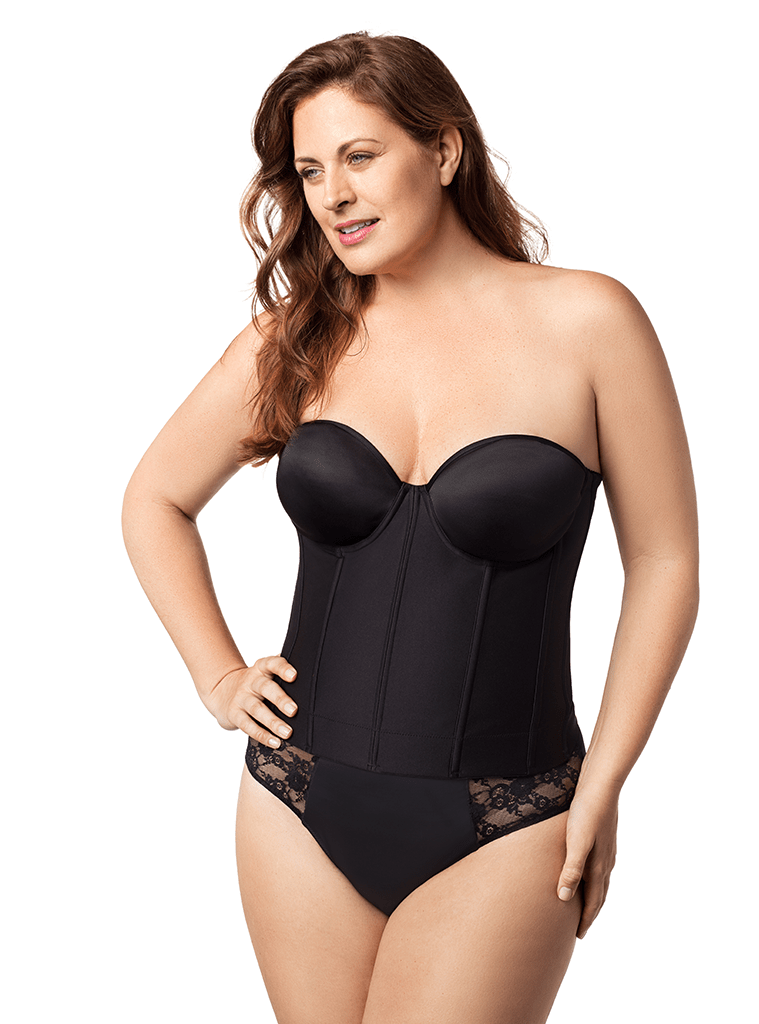 Elila Molded Strapless Longline