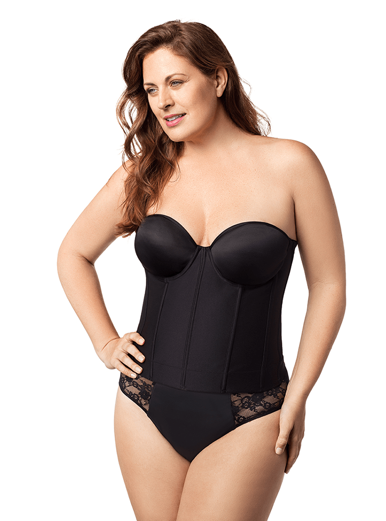 Elila Molded Strapless Longline