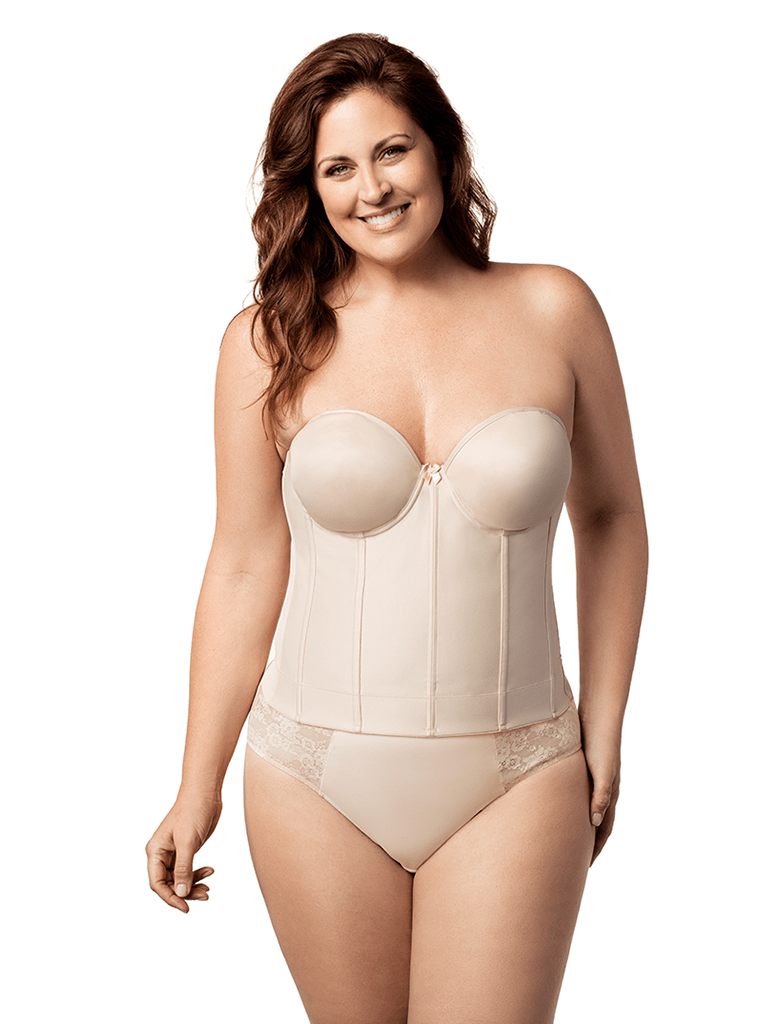 Elila Molded Strapless Longline