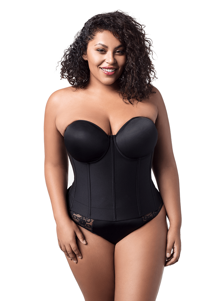 Elila Molded Strapless Longline