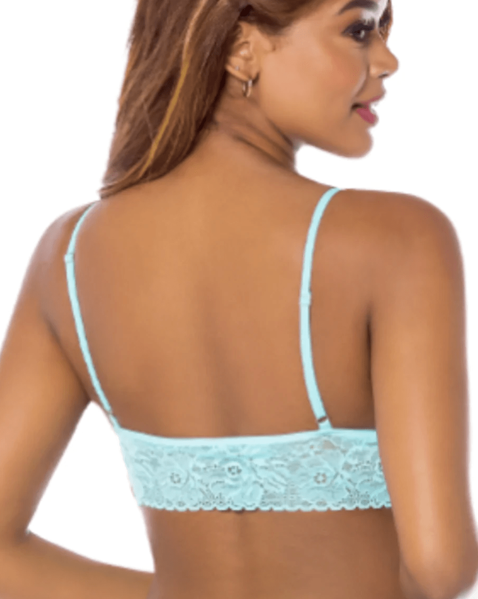 Equilibrium Lace Mini Cami and Thong Bralette Set