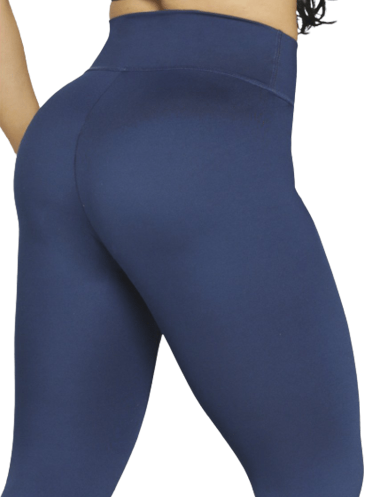 Equilibrium Women High Waist Sports Pants Blue