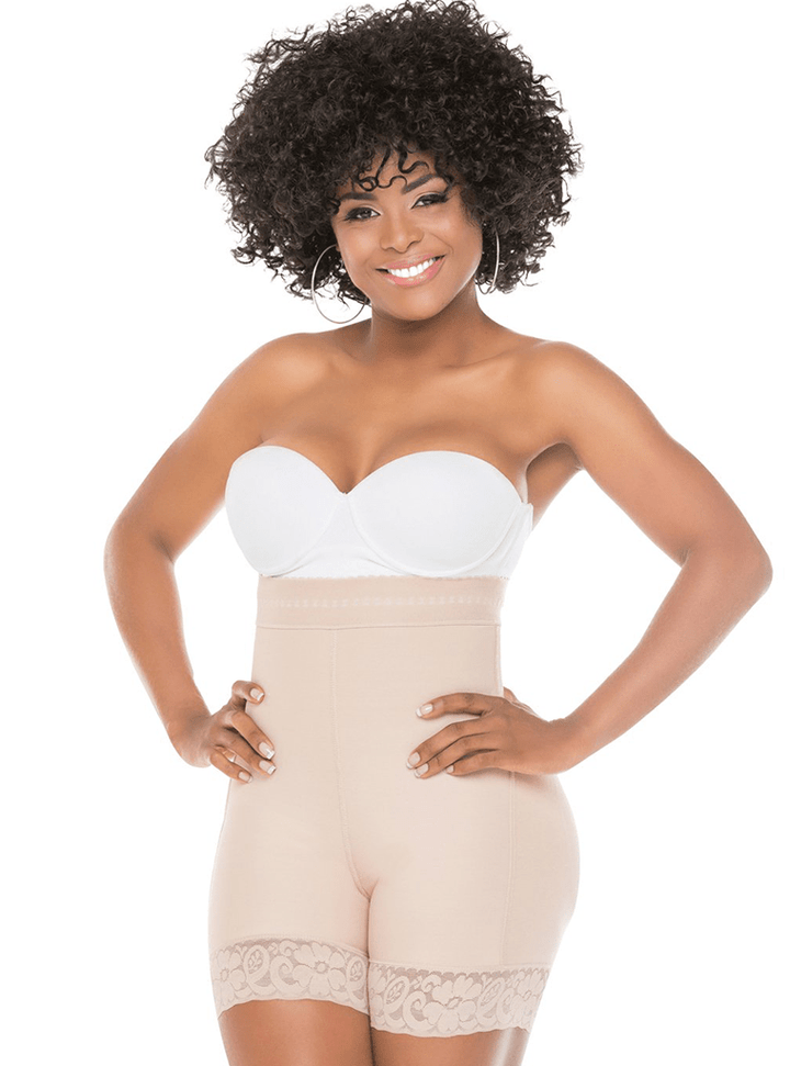 Fajas Salome High Waisted Compression Shaper Shorts for Women ShapewearUSA