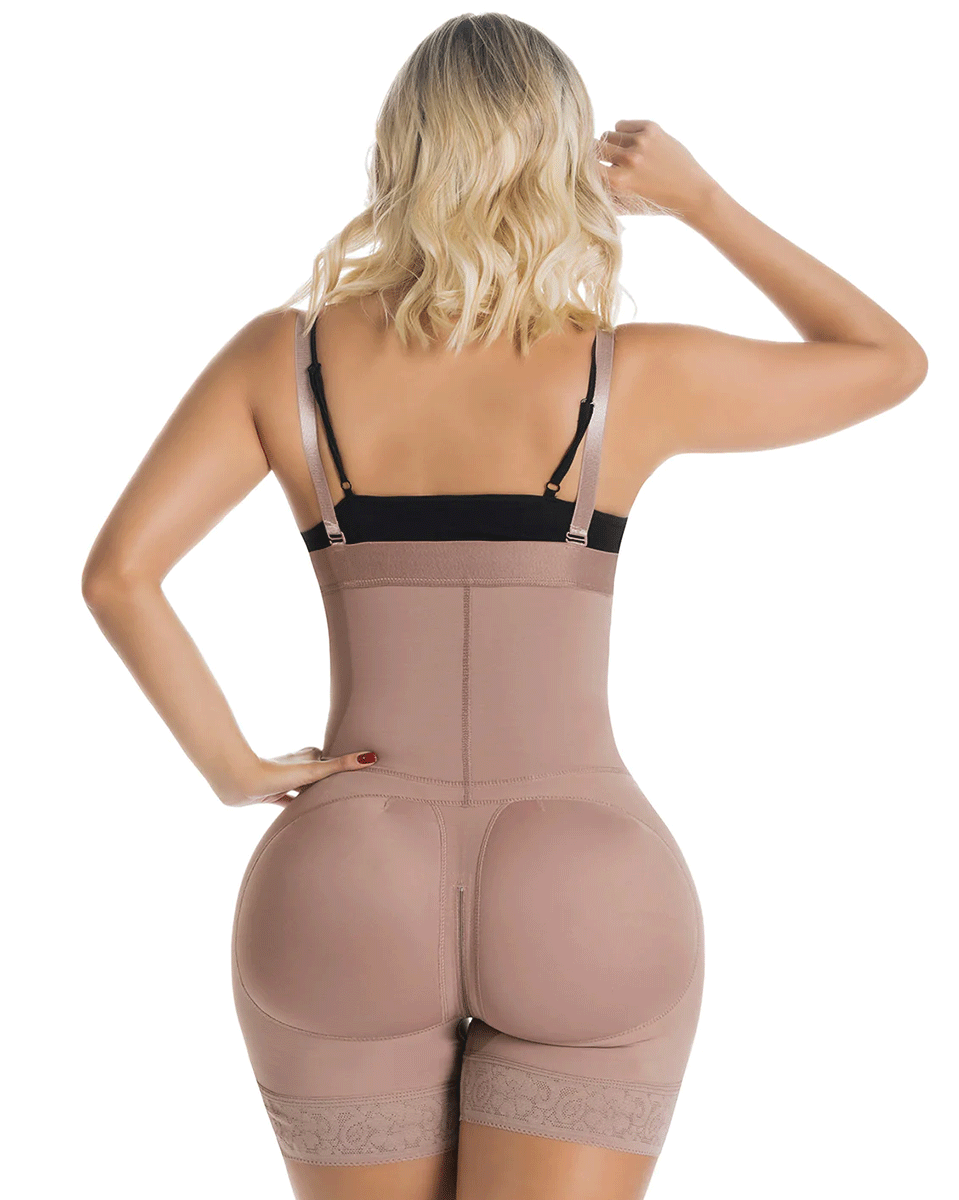 Fajas Sonryse Fajas Colombianas Postpartum Stage 2 Lipo Compression Garment Daily Use Open Bust & Tummy Tuck Shapewear