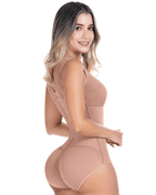Fajas Sonryse Postpartum Panty Shapewear Bodysuit with Built-in Bra