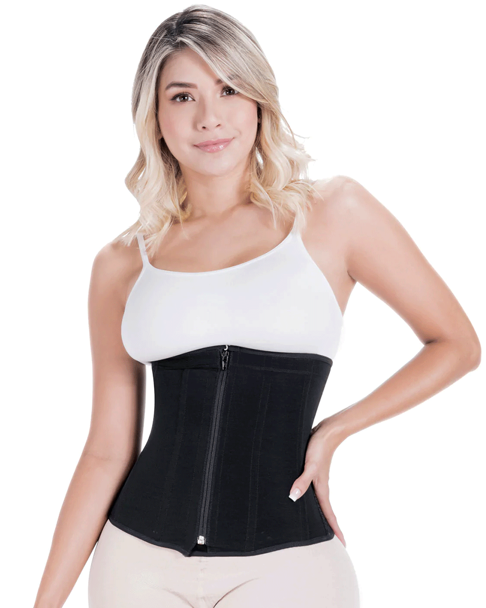 Fajas Sonryse Tummy Control Waist Cincher Open Bust Girdle Daily Use Garment Powernet