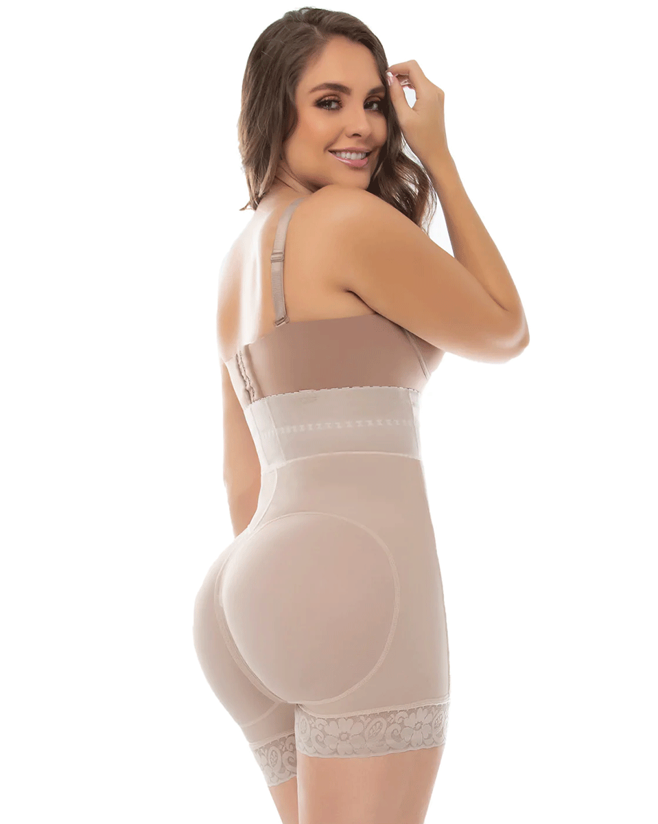 Fajas Uplady Butt Lifter Tummy Control Mid Thigh Shapewear Shorts