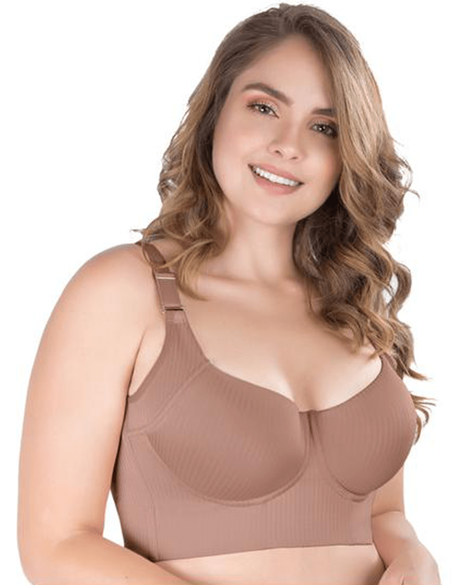 Fajas Uplady Extra Firm Control Full Cup Bra with Side Support