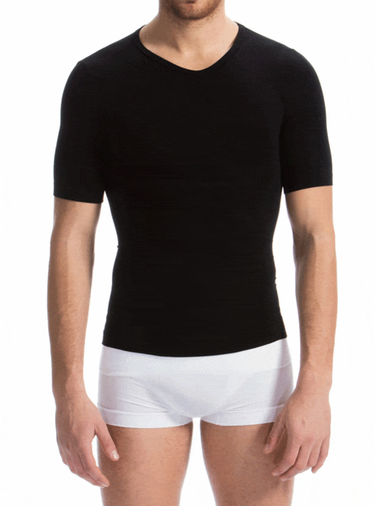 FarmaCell Men’s Firm Control Body Shaping T-Shirt