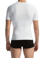 FarmaCell Men's Short Sleeve Tummy Control Body Shaping T-Shirt