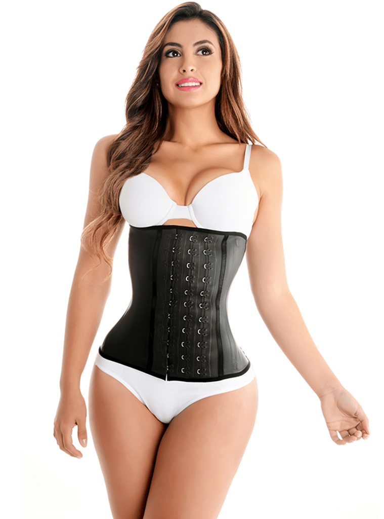 Fiorella Latex Cincher Waist Trainer Corset 3 Rows