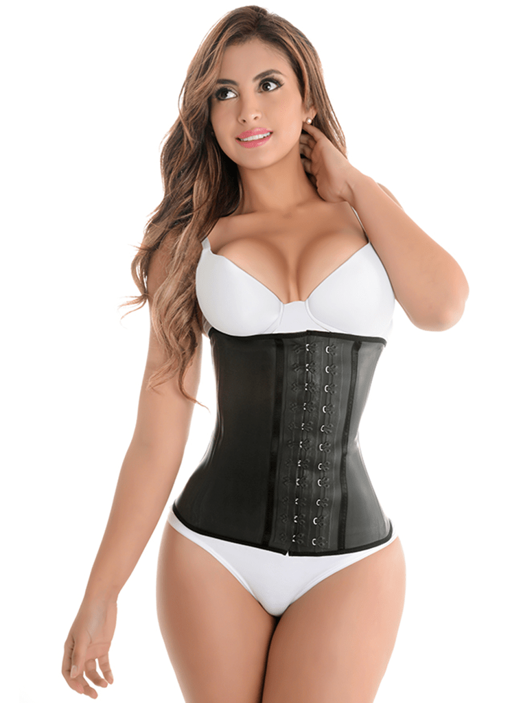 Fiorella Latex Waist Cincher Trainer Corset 2 Rows