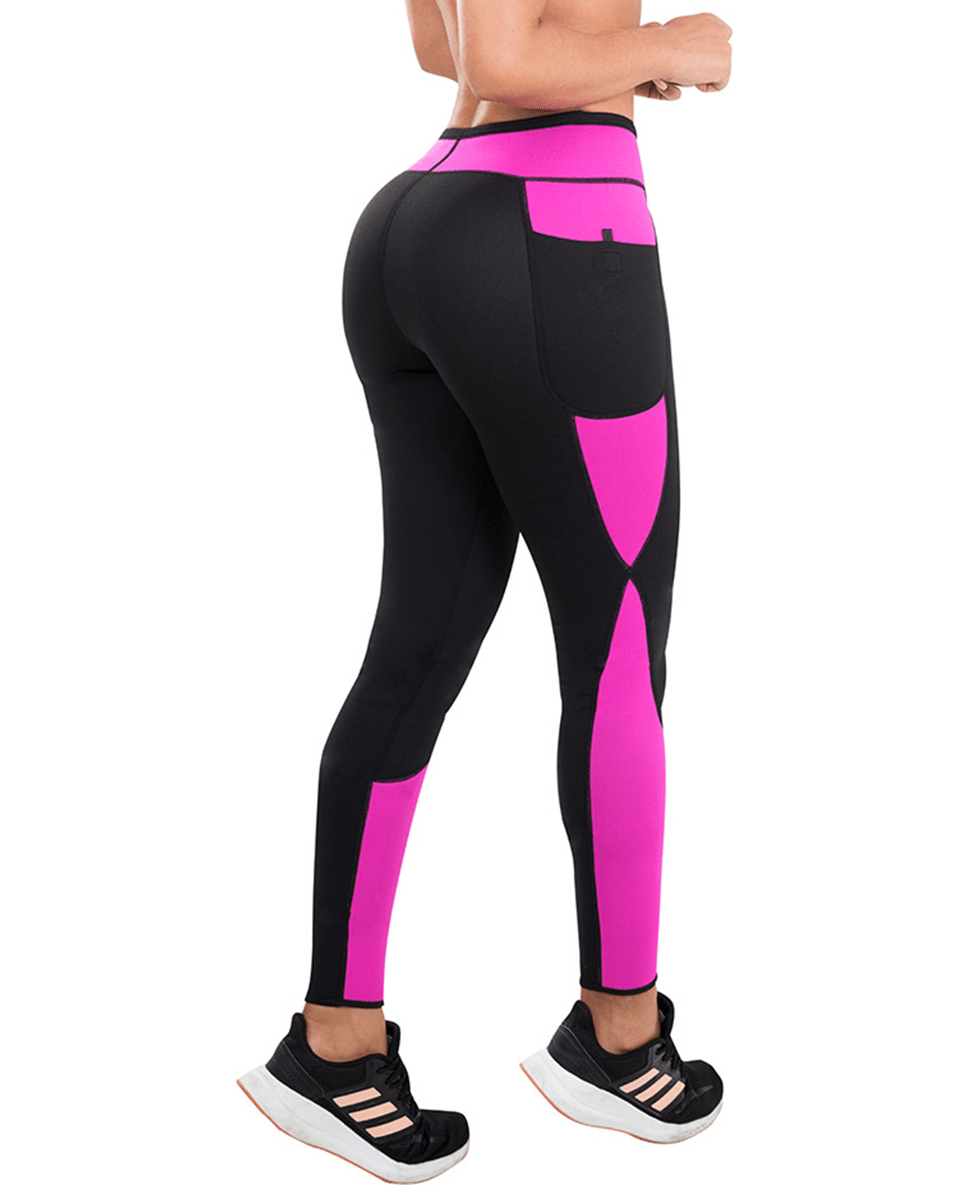 Fiorella Neo Sweat Neoprene Sauna Pants Tights Workout Body Shaper