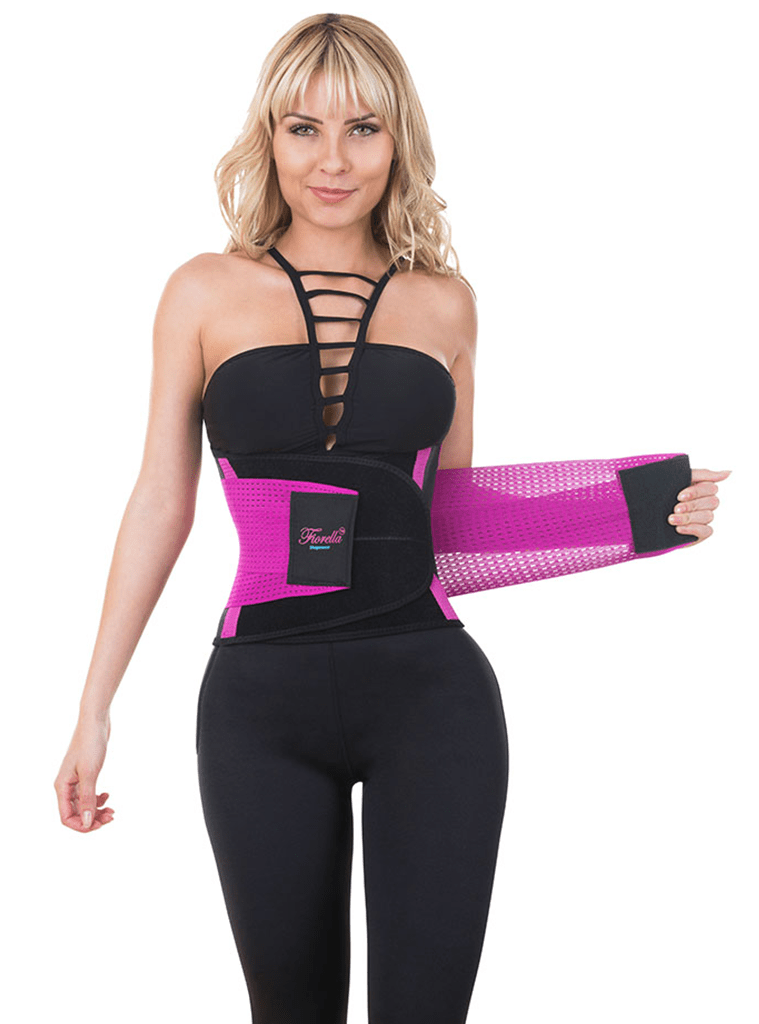 Fiorella Neo Sweat Velcro Waist Trainer Belt With & Without Neoprene