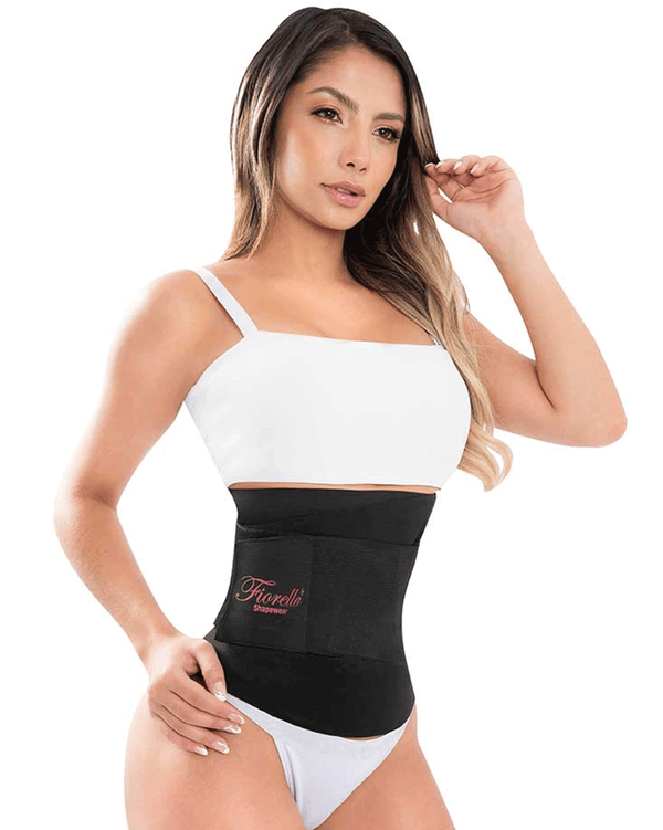 Fiorella Waist Trainer Adjustable Tummy Wrap Compression Belt Band