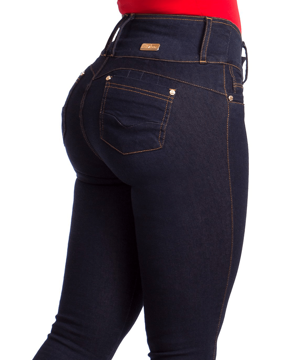 Laty Rose Colombian Wide Waistband Butt Lifter Jeans