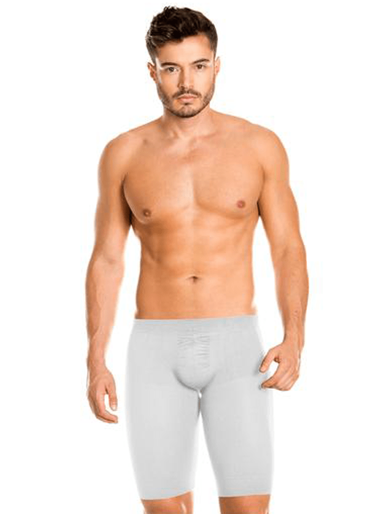 Laty Rose - Calzoncillos tipo bóxer largos para levantador de glúteos para hombre
