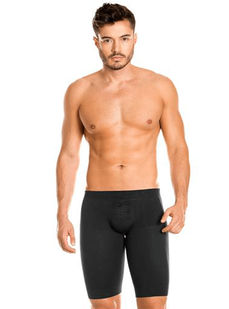 Laty Rose - Calzoncillos tipo bóxer largos para levantador de glúteos para hombre