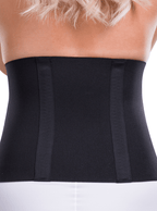 Carpeta abdominal unisex lipoelástica - 2 paneles transversales ajustables