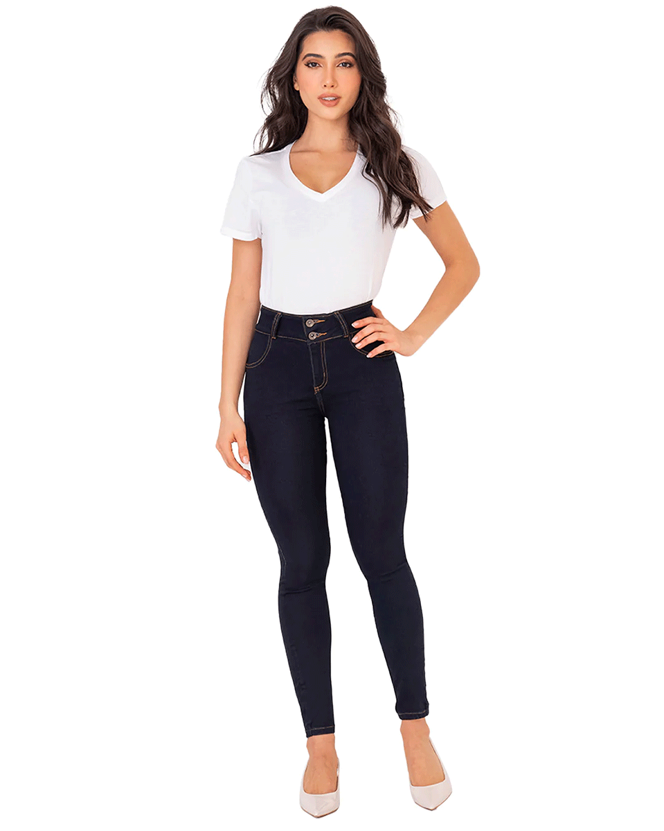 Lowla Bum Lift Skinny Colombian Jeans Colombianos with Removable Pads
