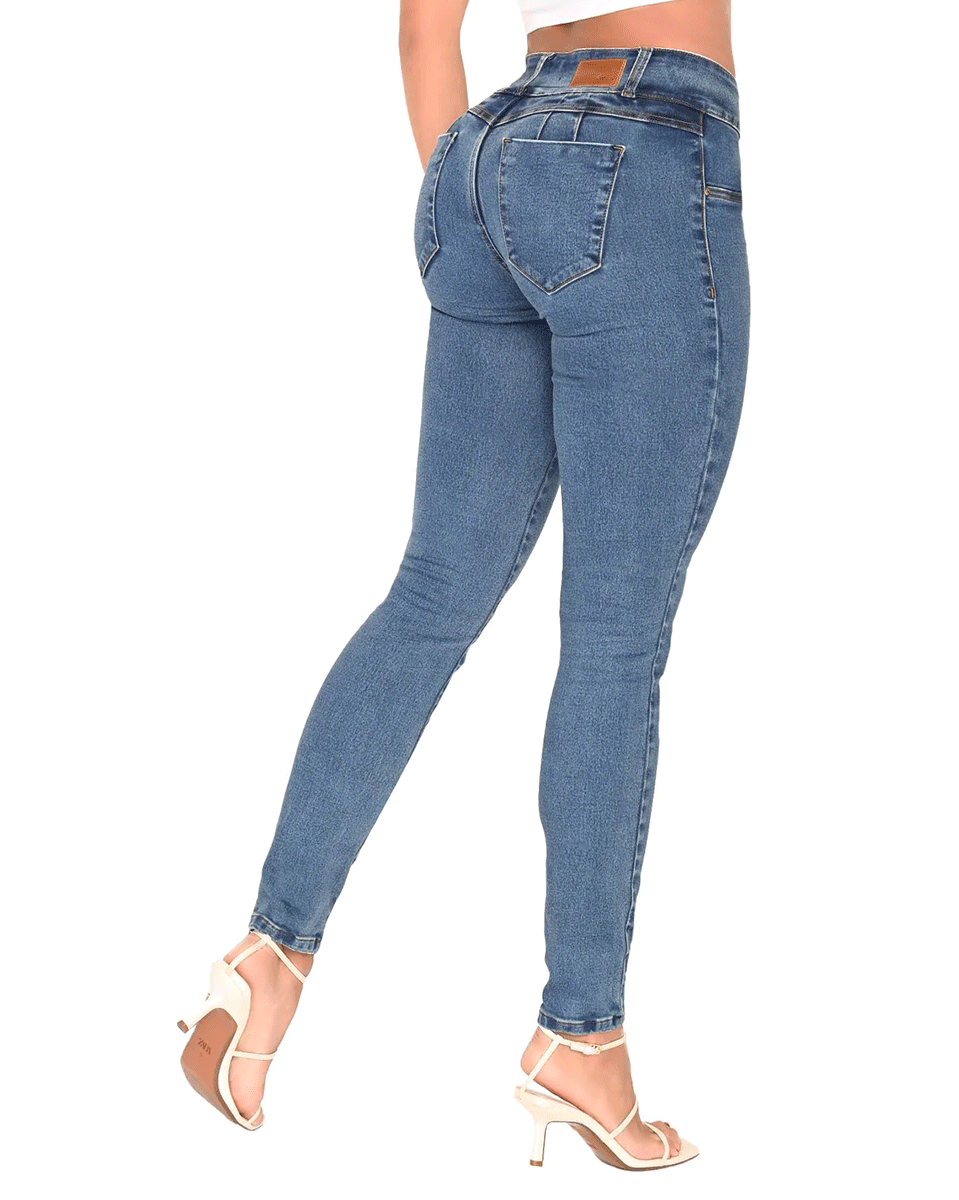 Lowla Denim Jeans Spandex Butt Lift with Removable Pads