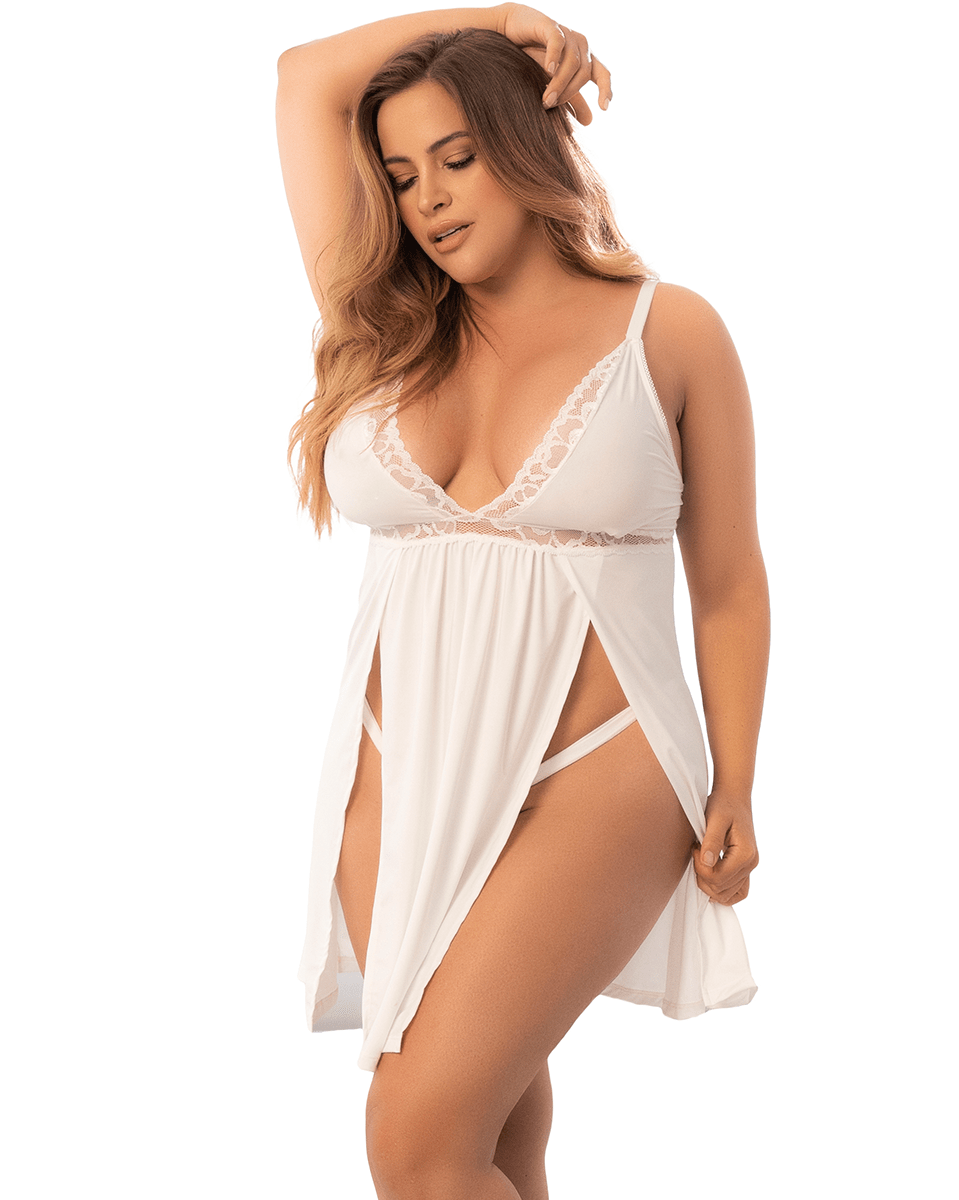 Babydoll Mapale con tanga a juego 7341X