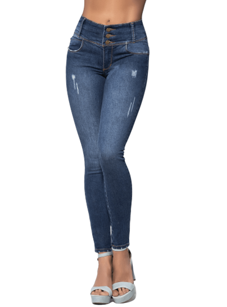 Mapale Butt lifting jeans with Girdle Lining D1913