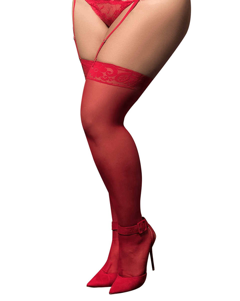 Mapale Mesh Thigh Highs 1094X