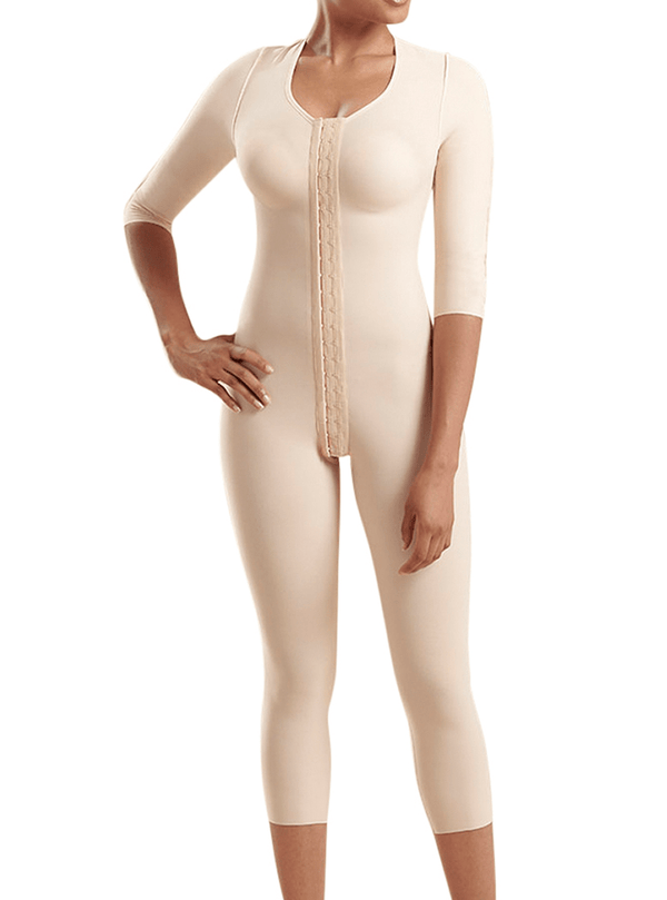 Marena Bodysuit With 3/4-length Sleeves - Calf Length